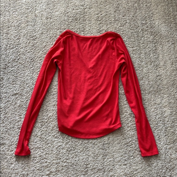 AE Henley Long Sleeve Tee - Picture 3 of 4